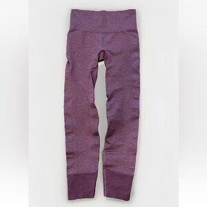 LULULEMON Ebb To Street Pant Maroon Heathered Leggings size 2 READ DESCRIPTION